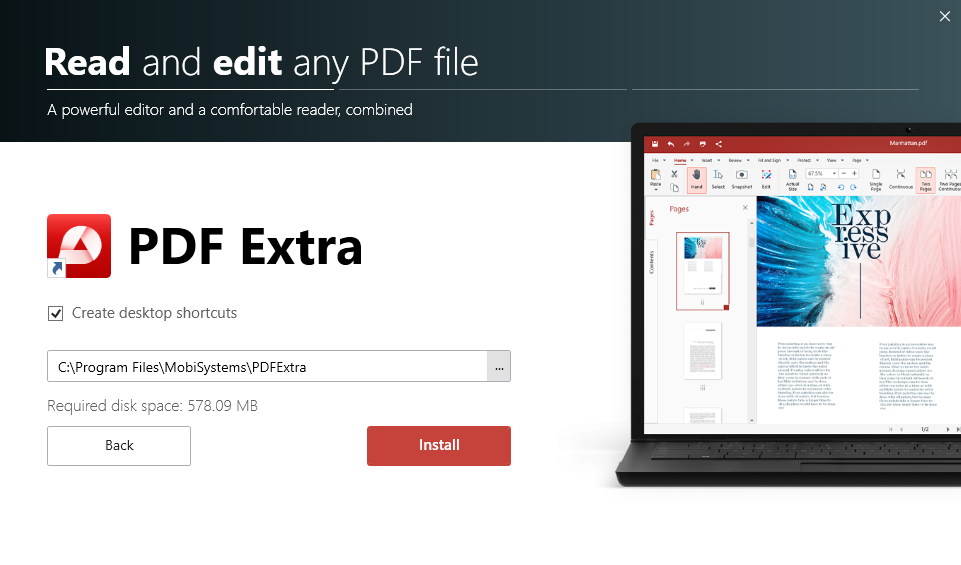 Installing PDF Extra - Step 2
